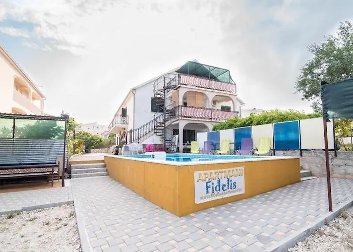 Fidelis - Two Bedroom With Terrace And Pool View 5 Apartman